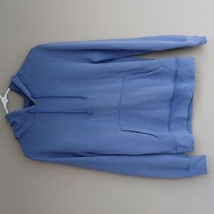 J.CREW Hoodie Blue Cotton Authentic Fleece Medium